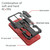 For Samsung Galaxy S23 5G Armor Warrior Shockproof PC + TPU Phone Case(Red)