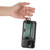 For iPhone 13 Suteni H13 Card Wallet Wrist Strap Holder PU Phone Case(Black)