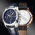 OCHSTIN 6059D Pilot Series Multifunctional Quartz Luminous Men Watch(Rose Gold Blue)