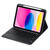 For iPad 10th Gen 10.9 2022 SA-10C Bluetooth Touch Keyboard Leather Tablet Case with Pen Slot(Black)