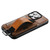 For iPhone 14 Suteni H13 Card Wallet Wrist Strap Holder PU Phone Case(Brown)