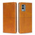 For Nokia X30 5G Cow Texture Magnetic Leather Phone Case(Light Brown)