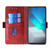 For vivo T2x 5G/Y73t/iQOO Z6x Contrast Color Side Buckle Leather Phone Case(Red+Black)