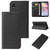 For TCL A3 A509DL/A30 Magnetic Closure Leather Phone Case(Black)