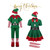 Christmas Green Elf Cosplay Costume Chris Santa Claus Costume Set, Size: 180cm(Male)