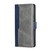For vivo T2x 5G/Y73t/iQOO Z6x Contrast Color Side Buckle Leather Phone Case(Blue+Grey)