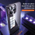 For iPhone 14 Plus SULADA Shine Through Series Plating TPU Transparent Phone Protective Case(Silver)