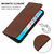 For Infinix Hot 12i Magnetic Closure Leather Phone Case(Brown)