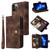 For iPhone 14 Plus Multifunctional Card Slot Zipper Wallet Flip Leather Phone Case(Brown) For iPhone 14 Plus Multifunctional Card Slot Zipper Wallet Flip Leather Phone Case(Brown)