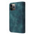 For iPhone 13 Pro Multifunctional Card Slot Zipper Wallet Flip Leather Phone Case(Blue)