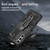 For Samsung Galaxy S23 5G Armor Warrior Shockproof PC + TPU Phone Case(Black)