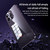For iPhone 14 Pro Max SULADA Shine Through Series Plating TPU Transparent Phone Protective Case(Sierra Blue)