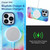 For iPhone 14 MagSafe Magnetic Ink Phone Case(Graphite Black)
