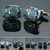 Men Shirt Cufflinks Blue Series Enamel Crystal Vintage Pattern Cufflinks, Color: 17 Men Shirt Cufflinks Blue Series Enamel Crystal Vintage Pattern Cufflinks, Color: 17