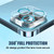 For iPhone 14 Pro Max / 14 Pro 50pcs Tempered Glass CD Texture Back Camera Film(Grey)