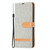 For Samsung Galaxy A54 5G Color Block Denim Texture Leather Phone Case(Grey)