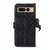 For Google Pixel 7 Pro Ostrich Pattern Genuine Leather RFID Phone Case(Black) For Google Pixel 7 Pro Ostrich Pattern Genuine Leather RFID Phone Case(Black)