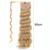 MST08 Adhesive Tie-On Wigs Ponytail Fluffy Long Curly Wigs High-Ponytail(27H613)