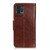 For Motorola Moto G72 Nappa Texture Flip Leather Phone Case(Brown)