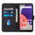 For Samsung Galaxy A22 5G JP Edition Crossbody 3D Embossed Flip Leather Phone Case(Black)