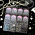 3 PCS Laser Stereo DIY Stickers Set Handbook Decorative Material Stickers(Magic Gear)