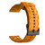 For Honor Watch GS Pro 22mm Football Pattern Solid Color Silicone Watch Band(Yellow)