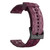 For Amazfit 3 22mm Football Pattern Solid Color Silicone Watch Band(Wine Red) For Amazfit 3 22mm Football Pattern Solid Color Silicone Watch Band(Wine Red)