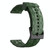 For Amazfit GTS 20mm Football Pattern Solid Color Silicone Watch Band(Army Green)