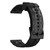 For Amazfit GTR 2e 22mm Football Pattern Solid Color Silicone Watch Band(Black)