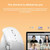 Logitech Lift Vertical 1000DPI 2.4GHz Ergonomic Wireless Bluetooth Dual Mode Mouse (White)