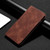 For Samsung Galaxy A14 5G Skin Feel Magnetic Horizontal Flip Leather Phone Case(Dark Brown)