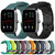 For Amazfit GTS 2 Mini 20mm Football Pattern Solid Color Silicone Watch Band(Army Green)