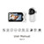 VB801 4.3 inch Night Vision Camera Baby Monitor, Wireless Intercom Audio Video Camera, Temperature Detection(AU Plug)