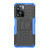 For OPPO A57 4G Tire Texture TPU + PC Phone Case with Holder(Blue)
