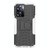 For OPPO A57 4G Tire Texture TPU + PC Phone Case with Holder(White)