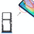 For TCL 20 5G Original SIM Card Tray + SIM / Micro SD Card Tray(Blue)