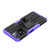 For OPPO A57 4G Tire Texture TPU + PC Phone Case with Holder(Purple)