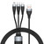 ADC-008 66W USB to USB-C/Type-C + 8 Pin + Micro USB 3 in 1 Fully Compatible Fast Charge Data Cable, Length:1.2m
