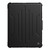 For iPad 10.2 2019 / 2020 / 2021 Nillkin Bumper Snapsafe Multifunctional Leather Tablet Case with Pen Slot(Black)