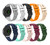 For Garmin Forerunner 55 20mm Wavy Dot Pattern Solid Color Silicone Watch Band(Teal)