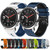 For Amazfit GTR 4 Pro 22mm Perforated Two-Color Silicone Watch Band(Grey+Yellow)