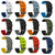 For Huawei GT2 46mm 22mm Perforated Two-Color Silicone Watch Band(Black+Blue)