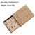 Vintage Beech Combination Seal Set Wooden Handbook Seal Set(Number Games)