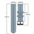 For Xiaomi MI Watch S1 Active 22mm Perforated Two-Color Silicone Watch Band(Black+Grey)