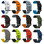 For Huawei GT2 46mm 22mm Perforated Two-Color Silicone Watch Band(Black+Red)