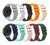 For Samsung Galaxy Watch Active 2 44mm 20mm Wavy Dot Pattern Solid Color Silicone Watch Band(Beige)