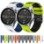 For Xiaomi MI Watch Color 22mm Perforated Two-Color Silicone Watch Band(Red+Black)
