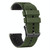 For Amazfit GTR 4 22mm Perforated Two-Color Silicone Watch Band(Army Green+Black)
