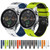 For Xiaomi MI Watch Color 22mm Perforated Two-Color Silicone Watch Band(Black+Red)