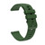 For Amazfit GTR 42MM 20mm Wavy Dot Pattern Solid Color Silicone Watch Band(Army Green)